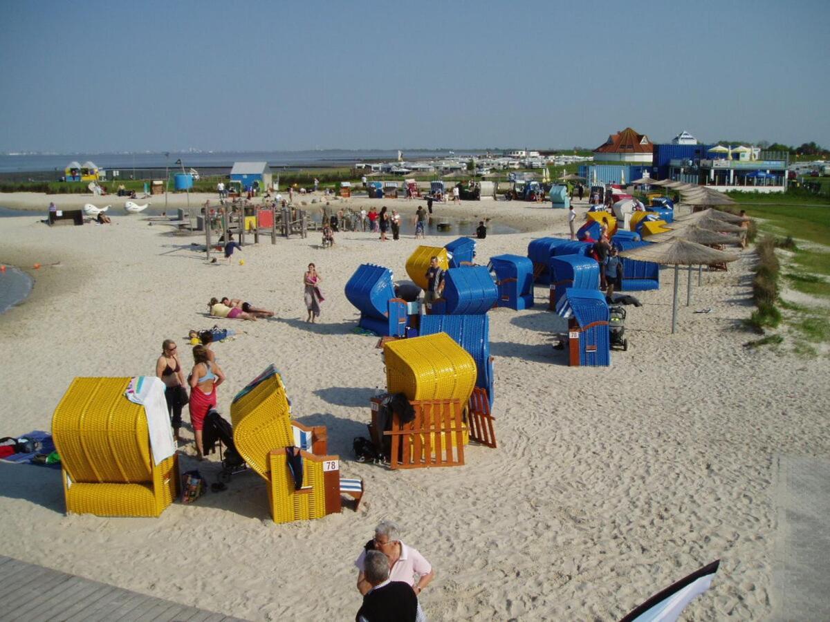 בוטיאדינגן Ferienwohnung Hein Am Nordseedeich מראה חיצוני תמונה